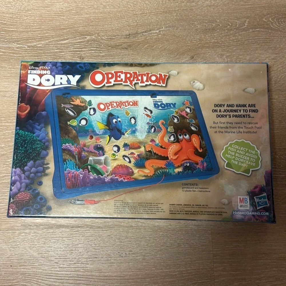 Hasbro Operation Game: Disney-Pixar Finding Dory Edition NEW!